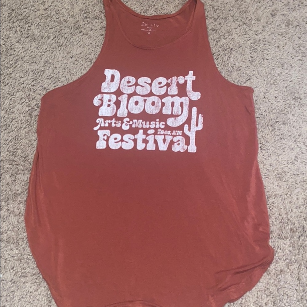 Burnt Orange Hippie tank top!